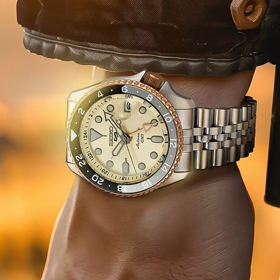 Seiko 5 Sports SKX GMT Sunrise Limited Edition Men's Watch | SSK046K1