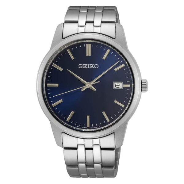 Seiko Essential Regular Blue Dial Stainless Steel Watch | SUR399P1