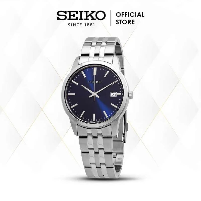 Seiko Essential Regular Blue Dial Stainless Steel Watch | SUR399P1