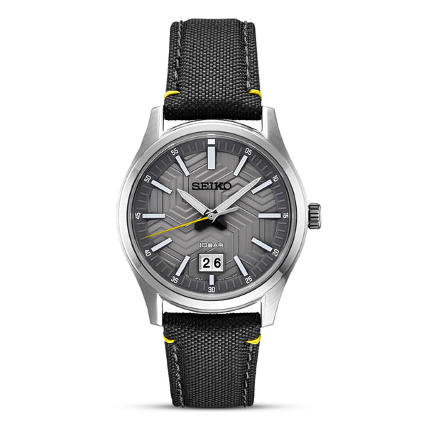 Seiko Conceptual Regular Grey Dial Nylon Strap Watch | SUR543P1