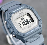 Casio "Illuminator" Youth Unisex Digital Watch| W-218HC-2AVDF