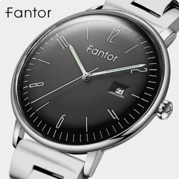 Fantor Luxury Brand Men's Stainless Steel Strap Watch WF1005G