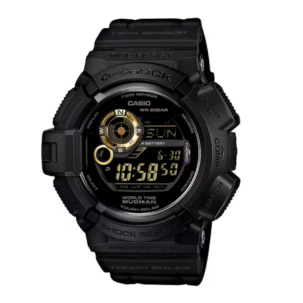 Casio G-Shock Black "Mudman" Tough Solar Digital Watch G-9300GB-1DR