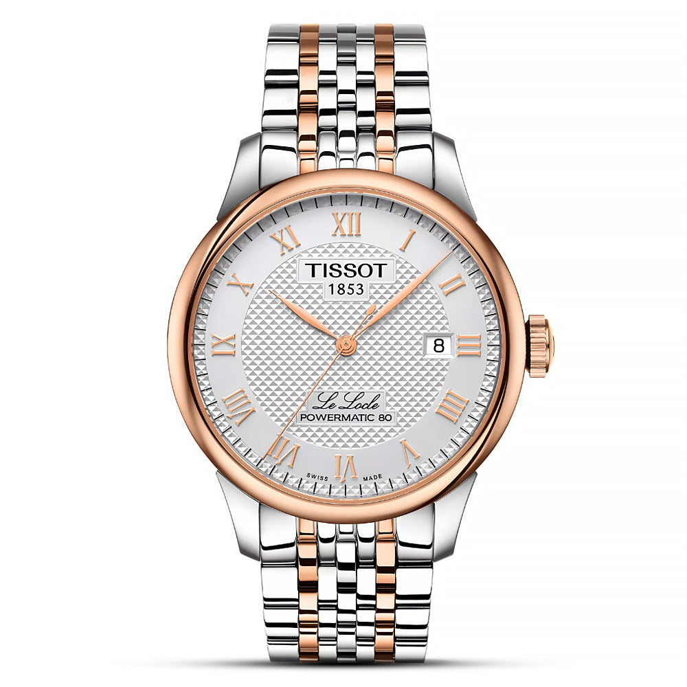 Tissot Le Locle Powermatic 80 White Dial Men's Watch T006.407.22.033.00