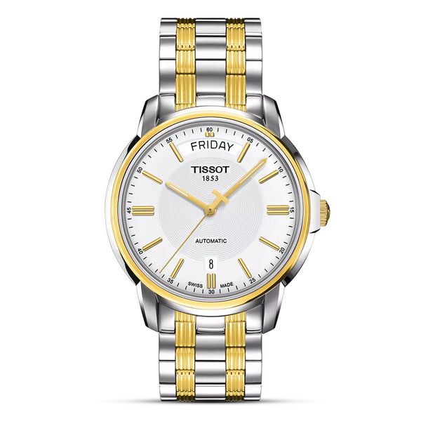 Tissot Automatics III Two Tone White Dial Men's Watch | T065.930.22.031.00