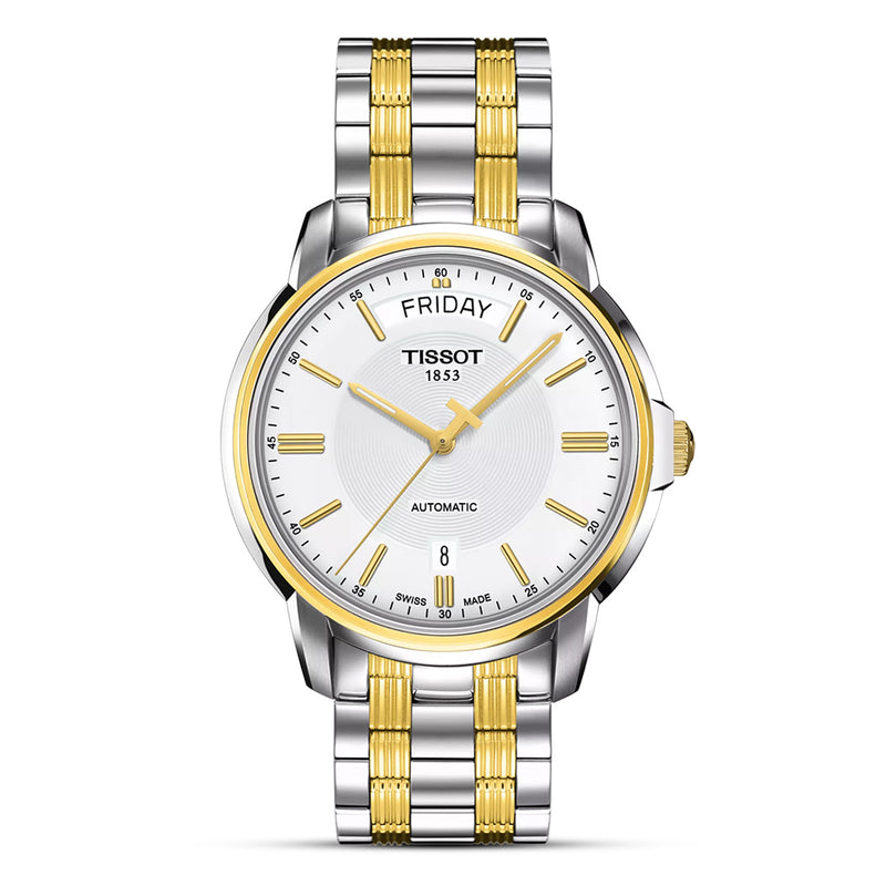 Tissot Automatics III Two Tone White Dial Men's Watch | T065.930.22.031.00