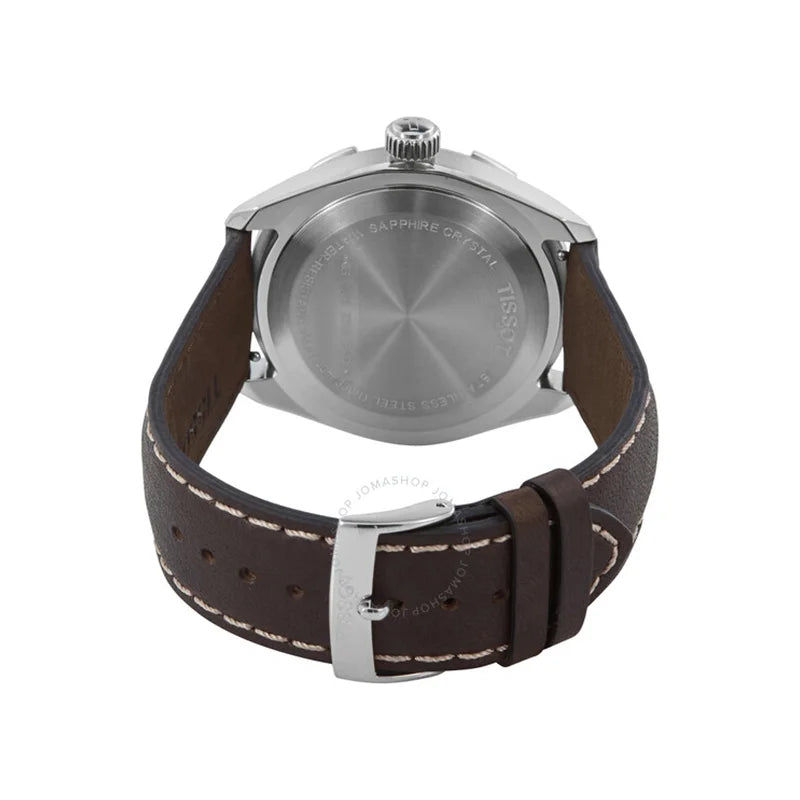 Tissot PR 100 Sport Gent Brown Leather Strap Watch | T101.610.16.031.00