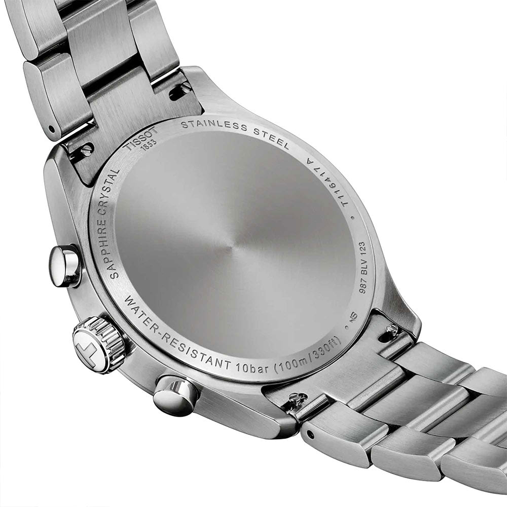 TISSOT CHRONO L BLUE DIAL STAINLESS STEEL WATCH | T116.417.11.042.00