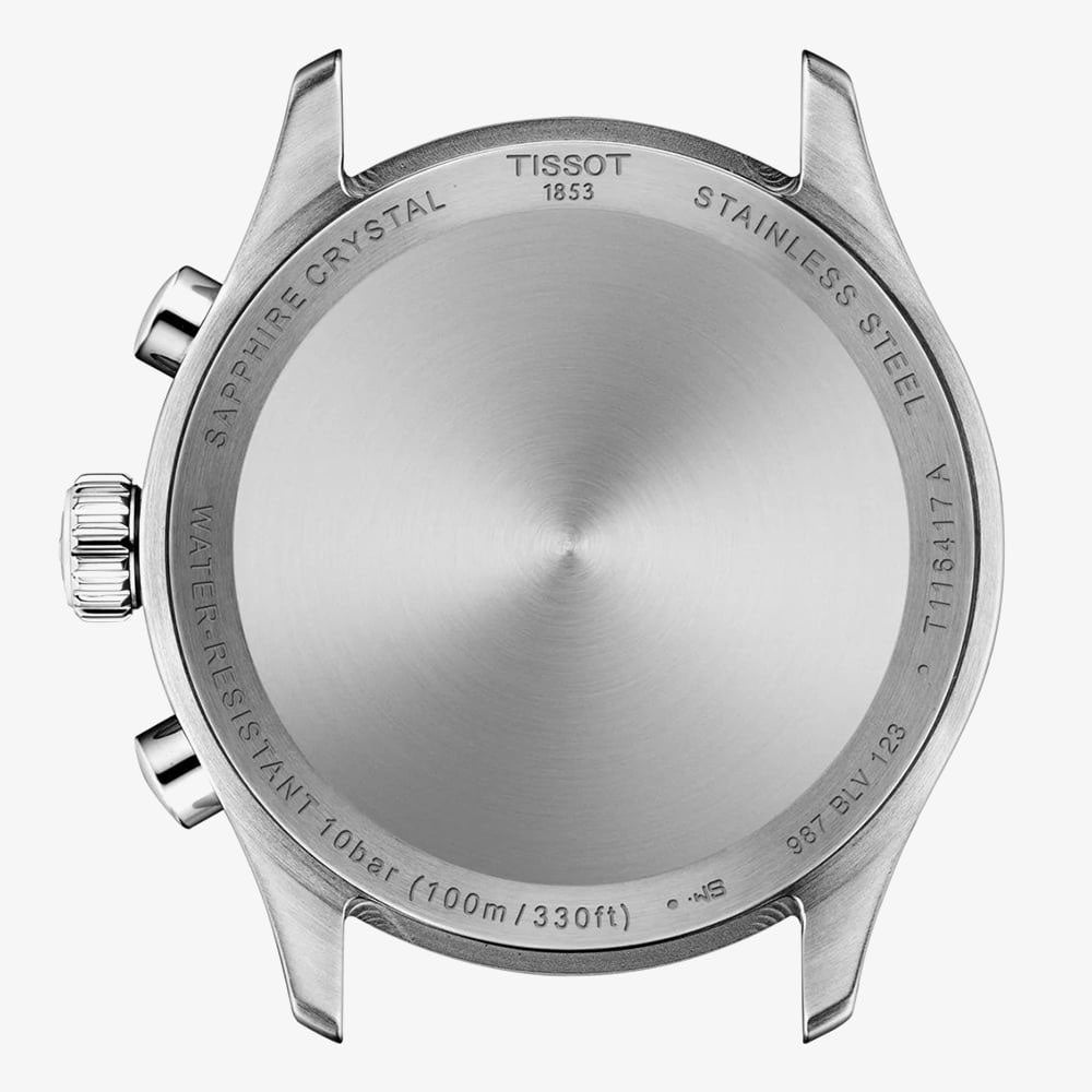 TISSOT CHRONO L BLACK DIAL STAINLESS STEEL WATCH | T116.417.11.052.00