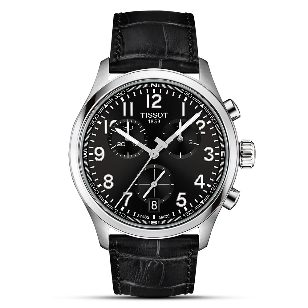 TISSOT CHRONO L BLACK DIAL MEN'S WATCH| T116.417.16.052.00