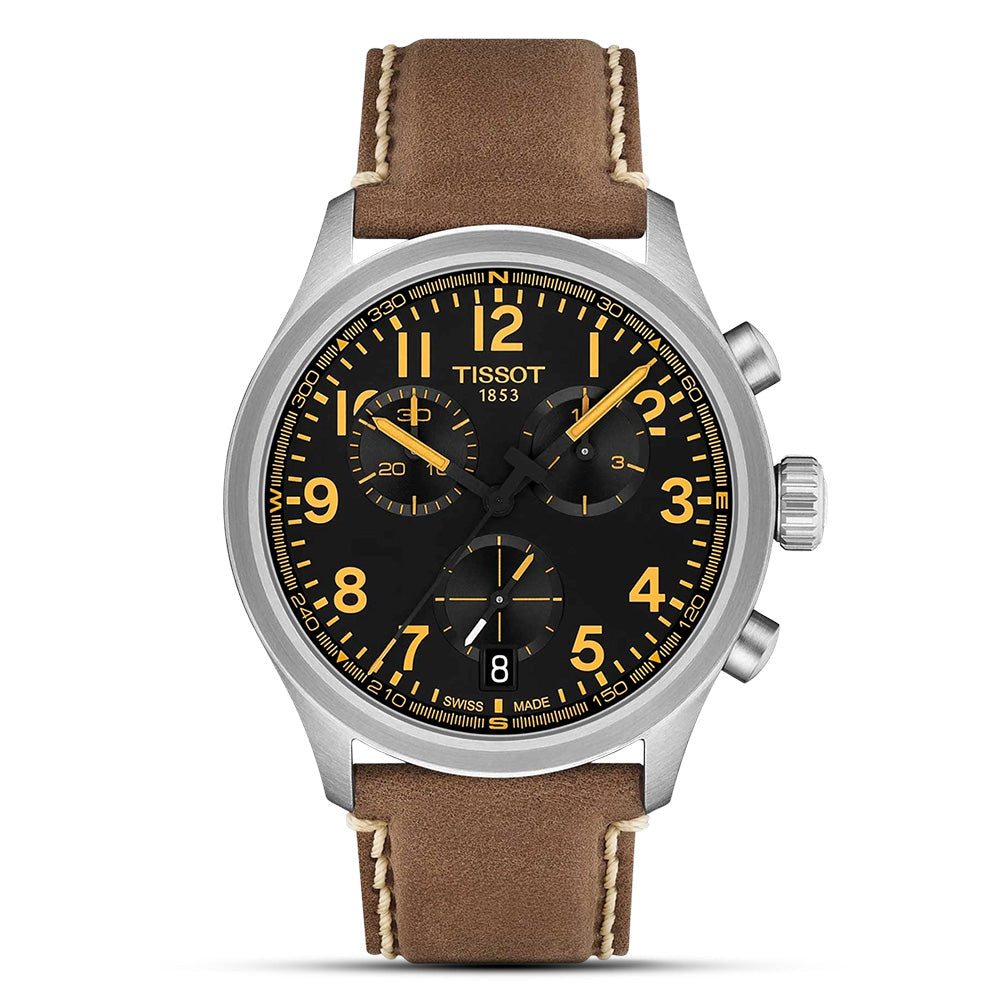 TISSOT CHRONO L BLACK DIAL MEN'S WATCH| T116.417.16.052.01