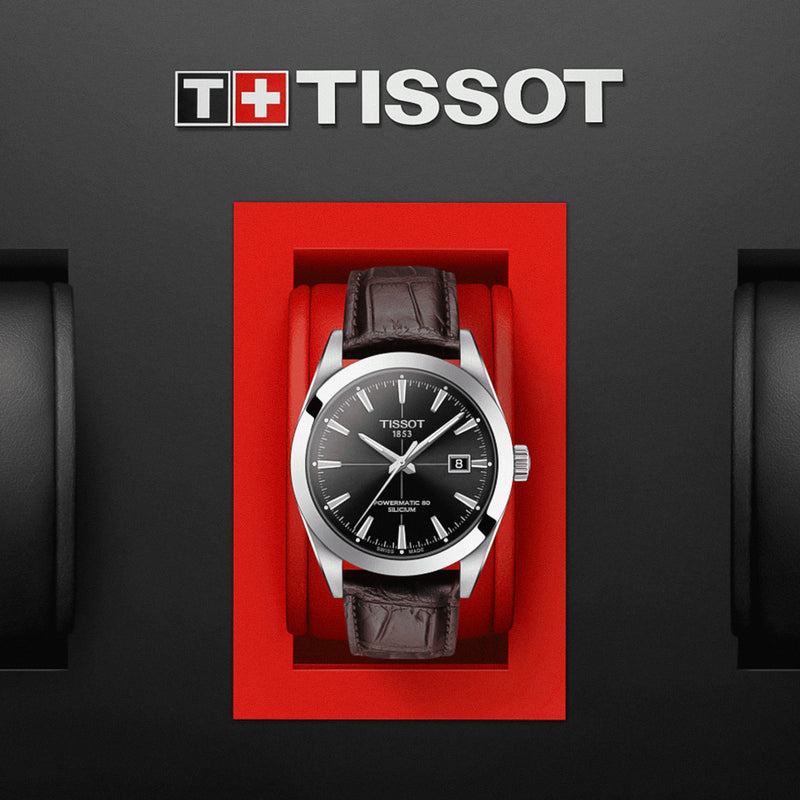 Tissot Gentleman Powermatic 80 Black Dial Watch | T127.407.16.051.01