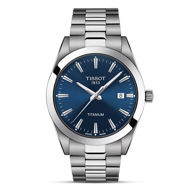 Tissot Gentleman Titanium Blue Dial Men's Watch | T127.410.44.041.00