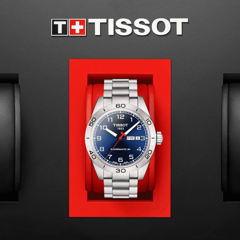 Tissot PRS 516 Powermatic 80 Blue Dial Watch | T131.430.11.042.00