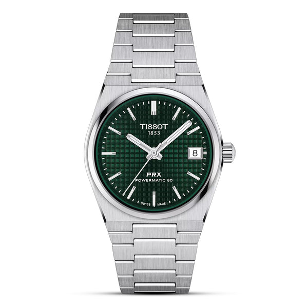 Tissot PRX "Powermatic 80" 35mm Green Dial Watch | T137.207.11.091.00