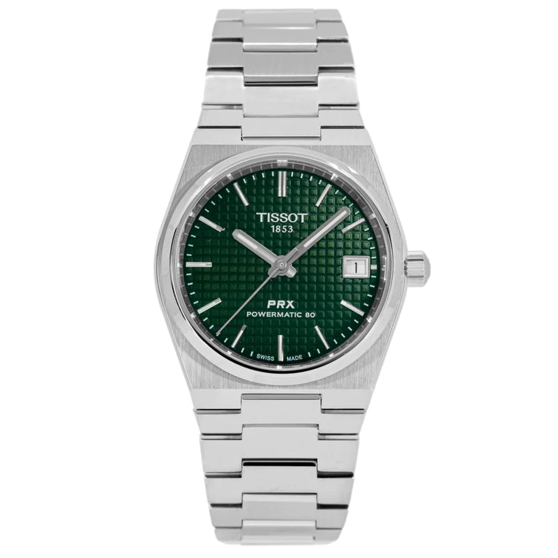 Tissot PRX "Powermatic 80" 35mm Green Dial Watch | T137.207.11.091.00