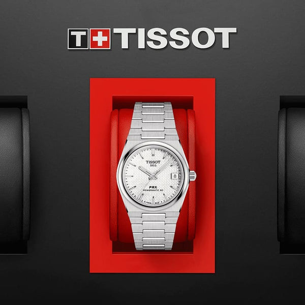 Tissot PRX "Powermatic 80" 35mm White Dial Watch | T137.207.11.111.00