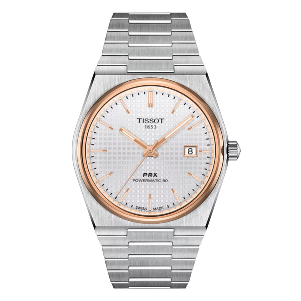 TISSOT PRX POWERMATIC 80 white Dial Men's Watch| T137.407.21.031.00