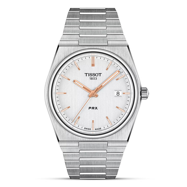 Tissot PRX Silver Tone White Dial Men's Watch | T137.410.11.031.00