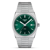 TISSOT PRX Green Sunray Dial Stainless Steel Bracelet Men's Watch | T137.410.11.091.00