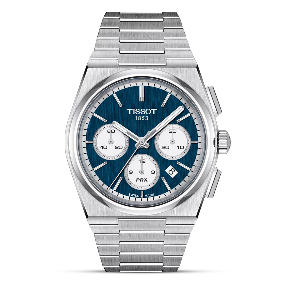 Tissot PRX Automatic Chronograph Blue Men's Watch|