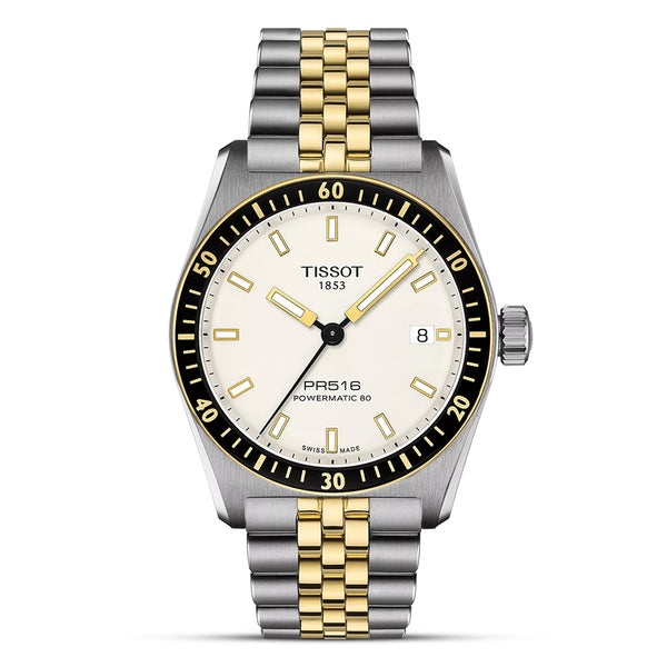 Tissot PR516 Powermatic 80 White Dial Men's Watch | T149.407.22.011.00