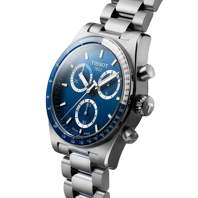 Tissot PR516 Chronograph Blue Dial Men's Watch | T149.417.11.041.00