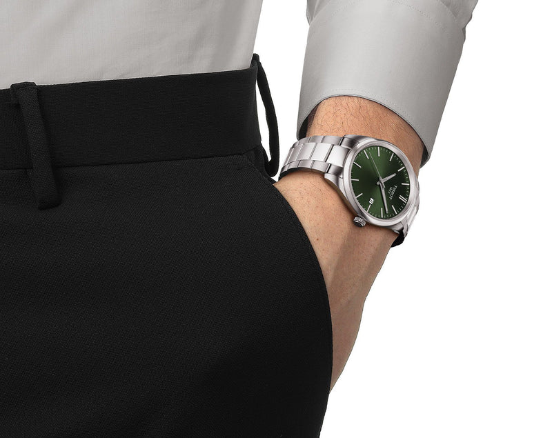 Tissot PR 100 Green Dial Quartz Men's Watch T150.410.11.091.00
