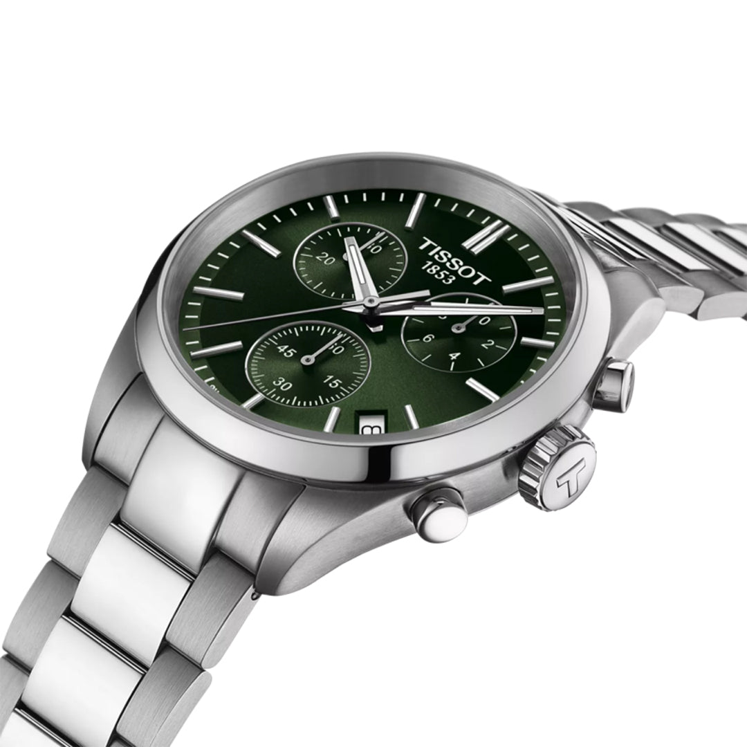 Tissot PR 100 Chrono Quartz Green Men's Watch | T150.417.11.091.00