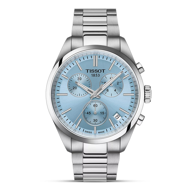 Tissot PR 100 Chronograph Ice Blue Men's Watch | T150.417.11.351.00