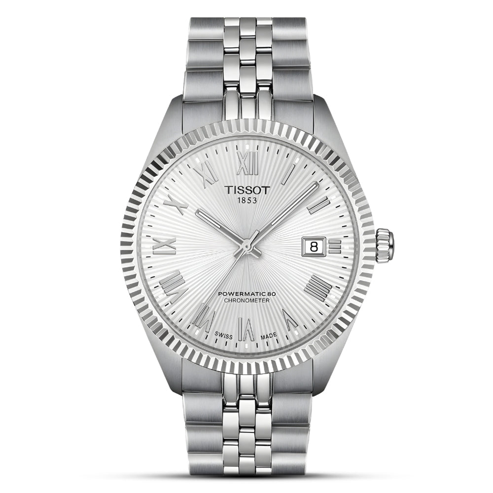TISSOT COSC BALLADE POWERMATIC 80 SILVER DIAL WATCH T156.408.11.033.00
