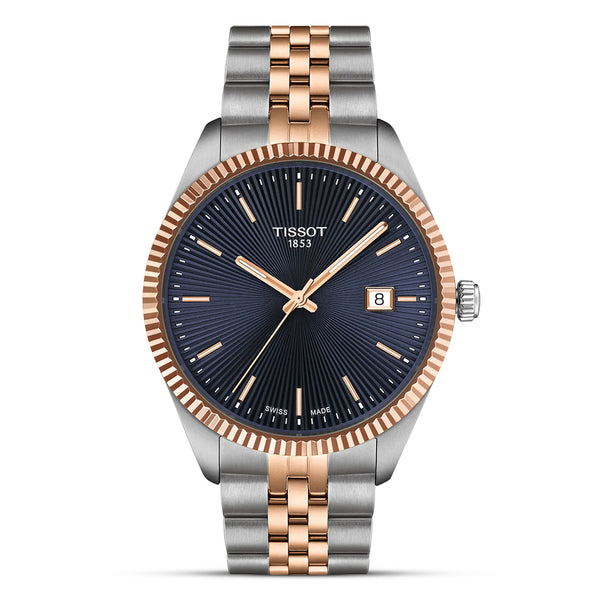 Tissot Ballade Two Tone Dark Blue Dial Men's Watch | T156.410.22.041.00