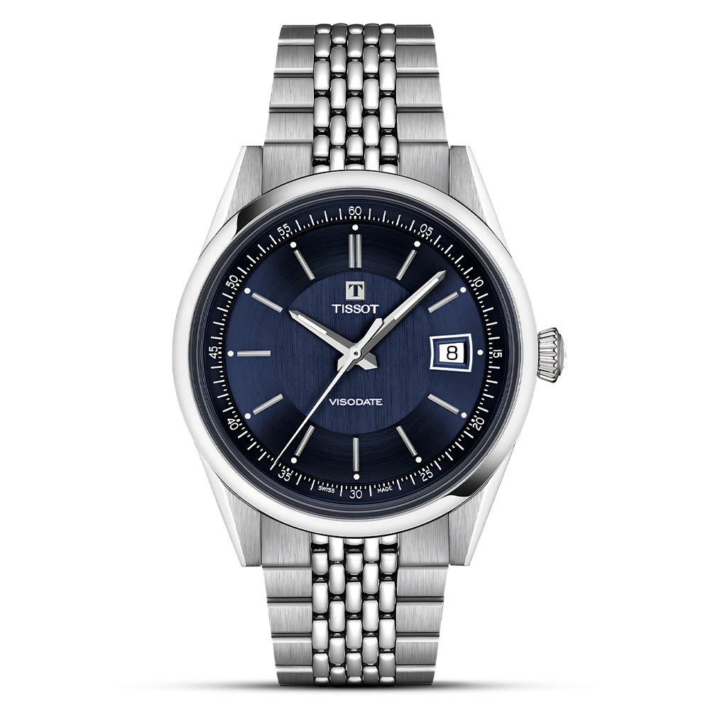 Tissot Visodate Dark Blue Dial Men's Watch | T157.407.11.041.00