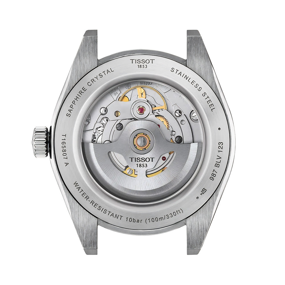 TISSOT GENTLEMEN 38MM POWERMATRIC GREEN DIAL WATCH | T165.807.11.091.00