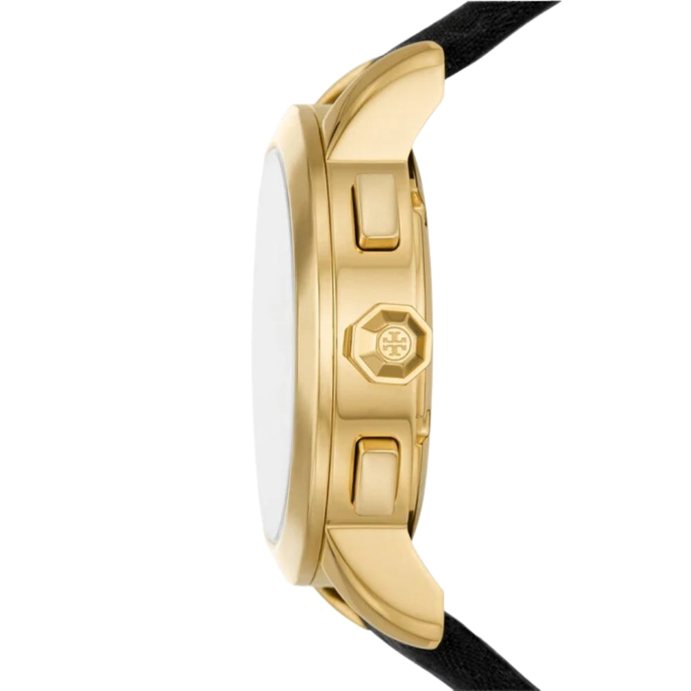 Tory Burch Chronograph Black Dial Ladies Watch TBW1055
