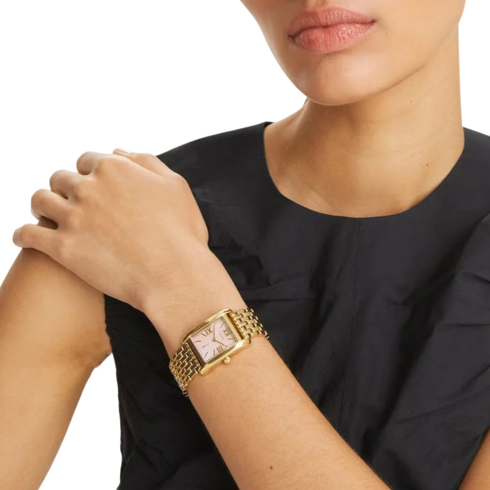 Tory Burch Eleanor Gold Tone MOP Dial Ladies Watch TBW1077