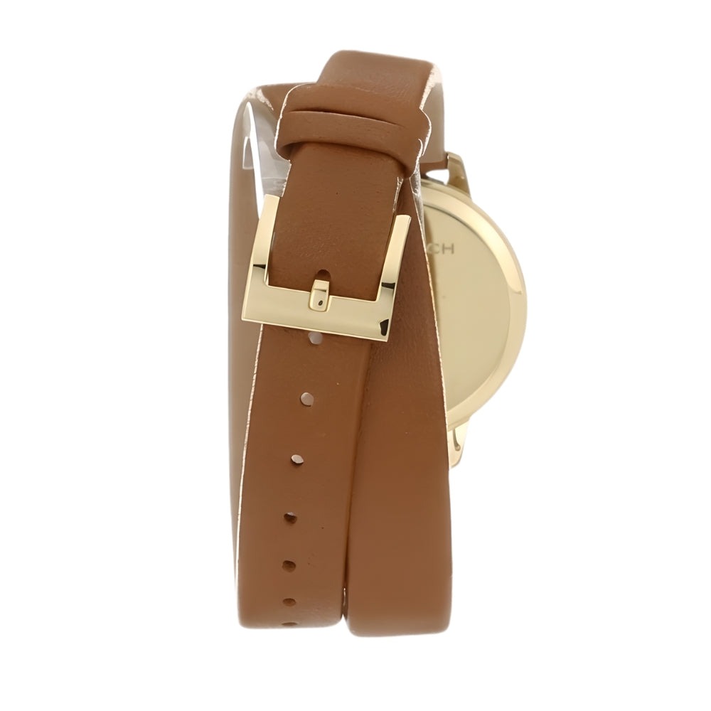 Tory Burch Collins Double Wrap Leather Strap Ladies Watch TBW1304