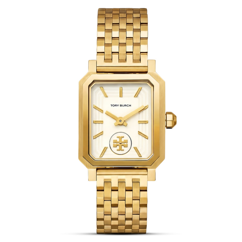 Tory Burch Robinson Gold Tone White Dial Ladies Watch TBW1500