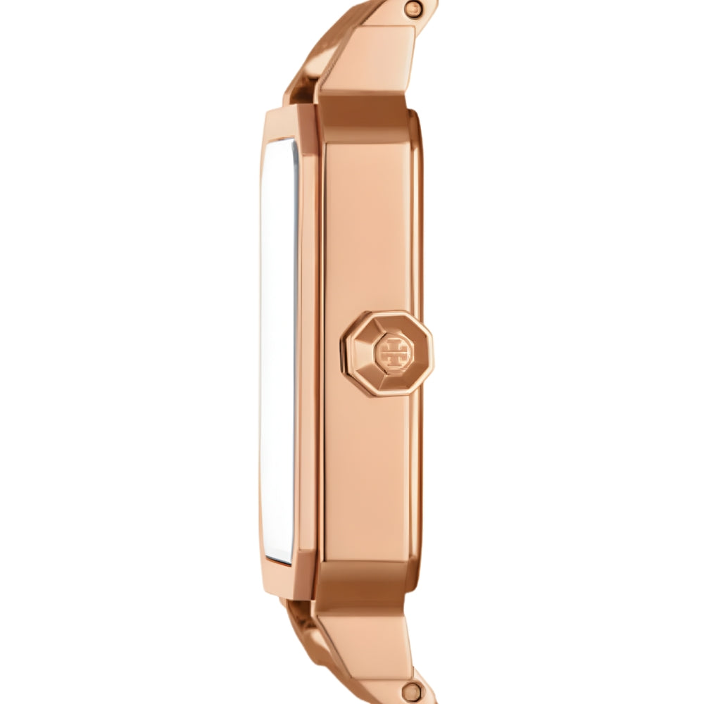 Tory Burch Robinson Rose Gold White Dial Ladies Watch TBW1502