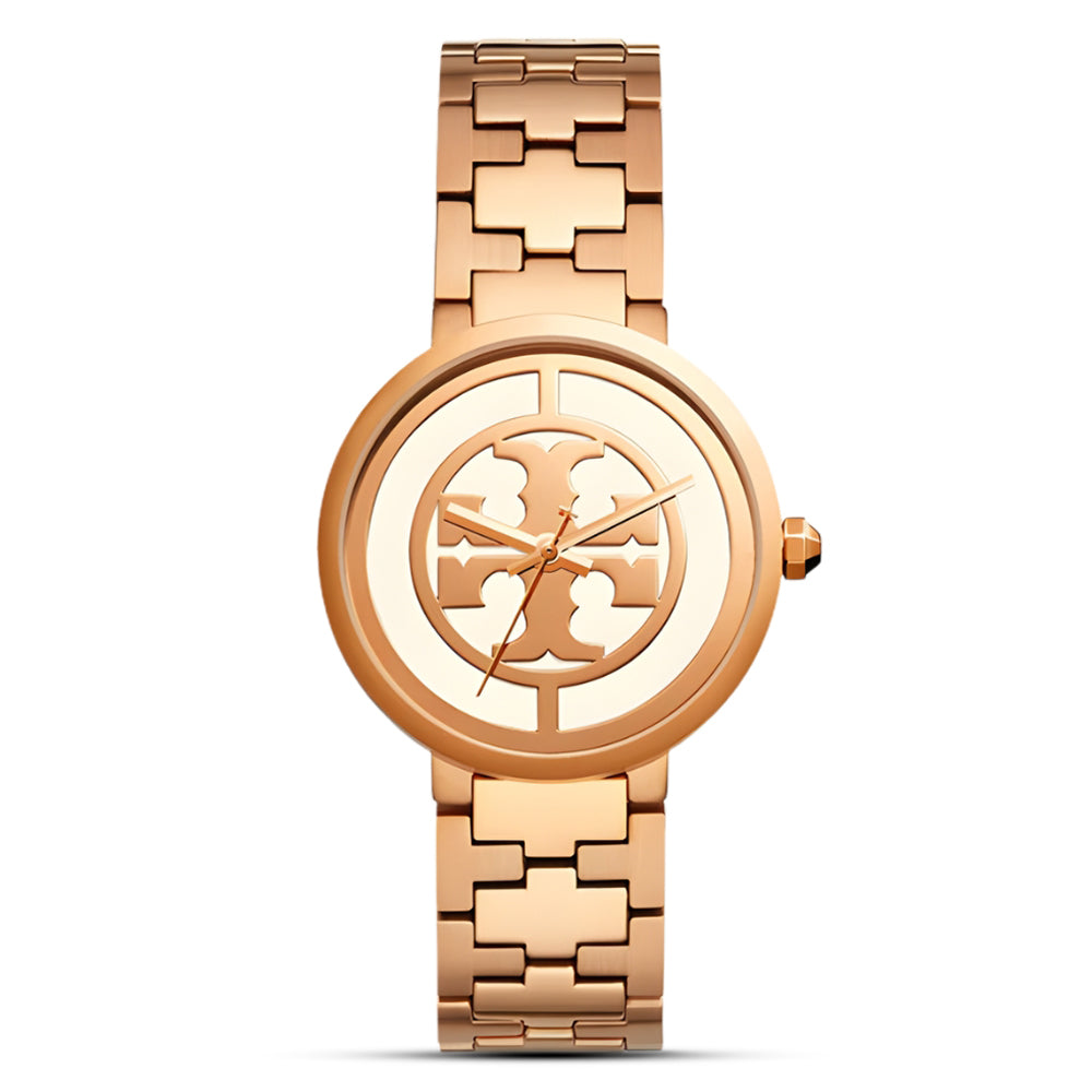 Tory Burch Reva Rose White Dial Ladies Watch TBW4028