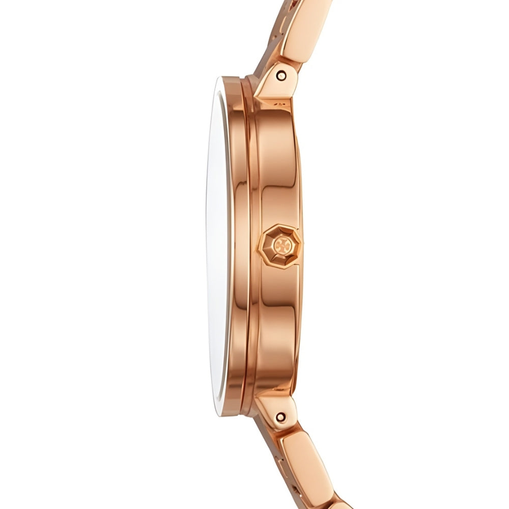 Tory Burch Reva Rose White Dial Ladies Watch TBW4028