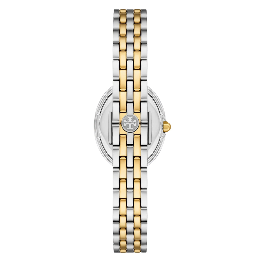 Tory Burch The Oval Two-Tone Stainless Steel Ladies Watch TBW6039