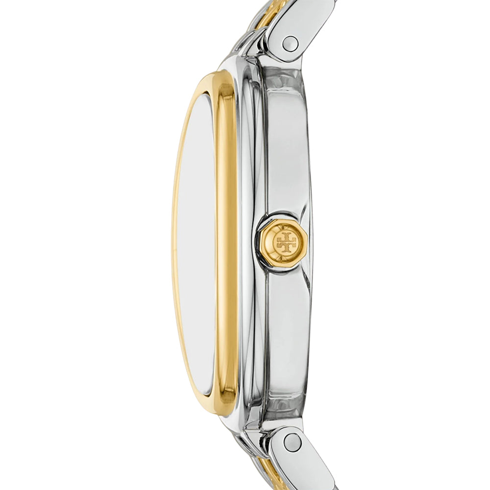 Tory Burch The Oval Two-Tone Stainless Steel Ladies Watch TBW6039