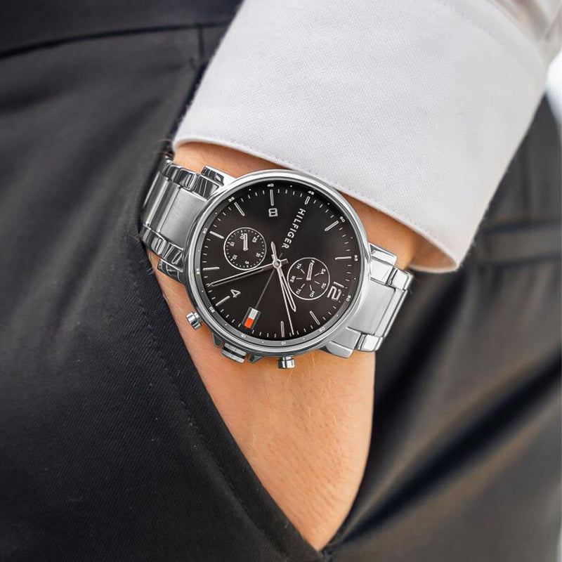 Tommy Hilfiger Daniel Multifunction Black Dial Men's Watch | TH1710413