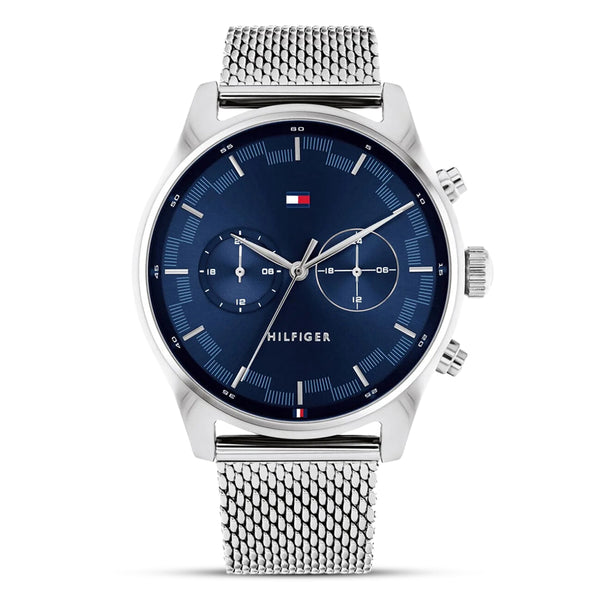 Tommy Hilfiger Sawyer Mesh Chain Blue Dial Watch TH1710420