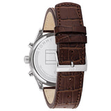 Tommy Hilfiger Grey Dial Brown Leather Strap Men's Watch TH1710422