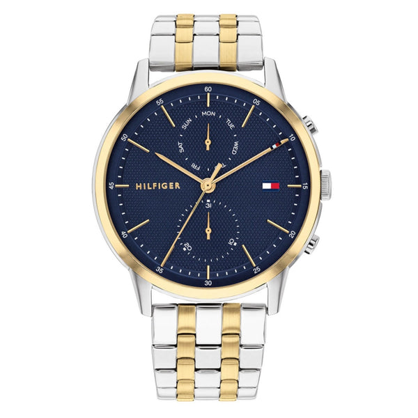 Tommy Hilfiger Two-Tone Blue Dial Multifunction Watch TH1710432