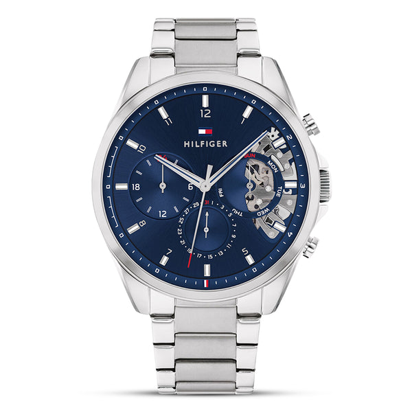 Tommy Hilfiger Men's Silver Stainless Steel Watch TH1710448