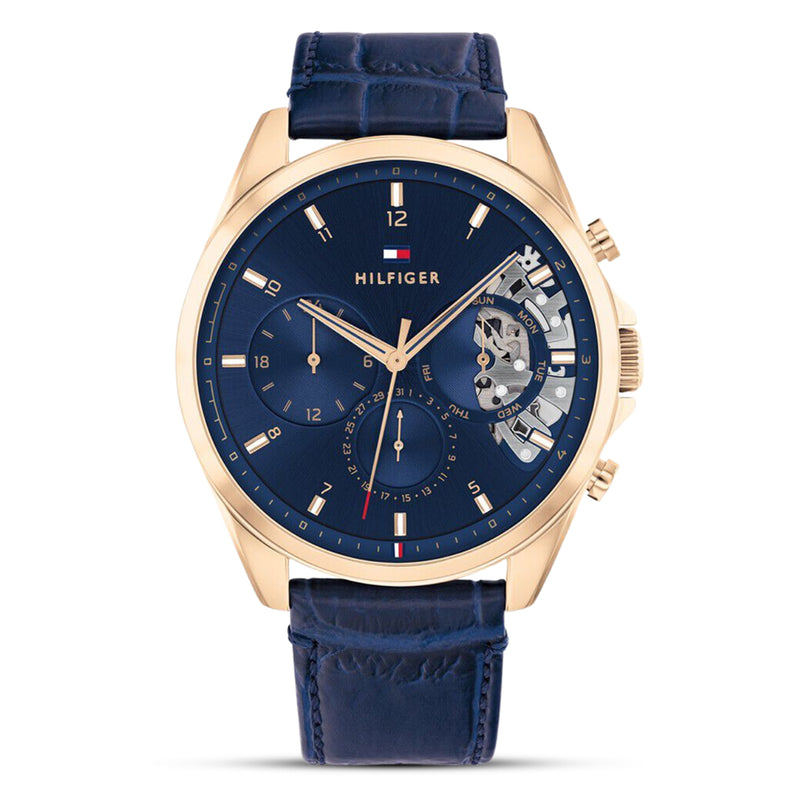 TOMMY HILFIGER Quartz Multifunction Blue Dial Men's Watch| TH1710451