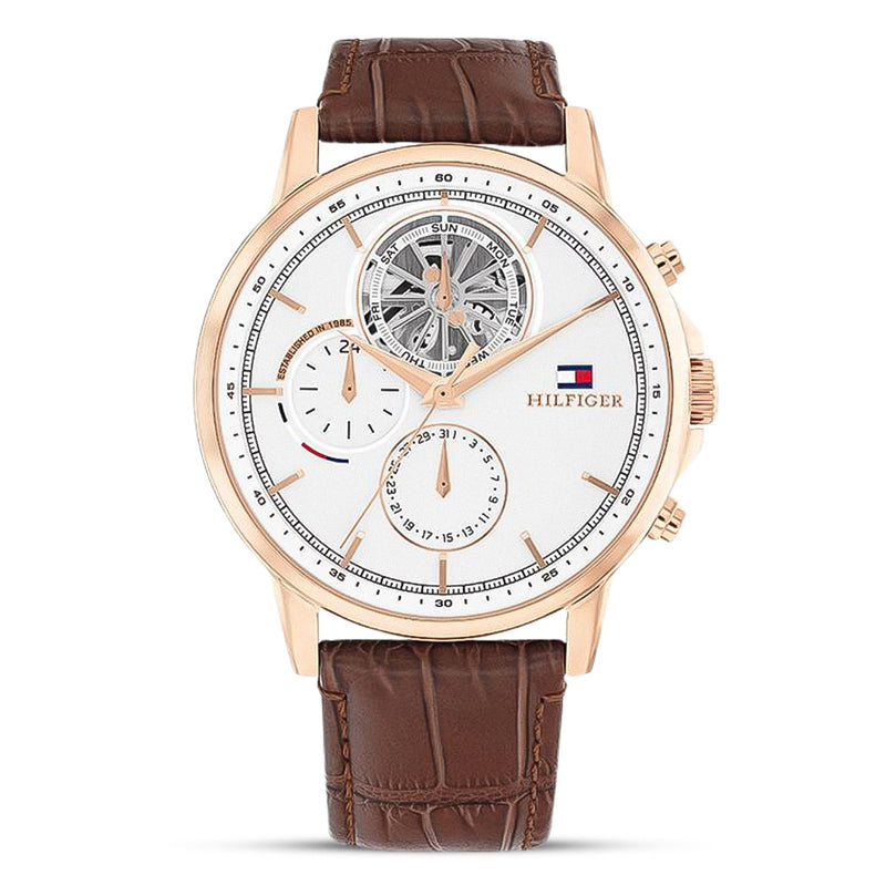 Tommy Hilfiger Tyson Skeleton White Dial Men's Watch | TH1710606